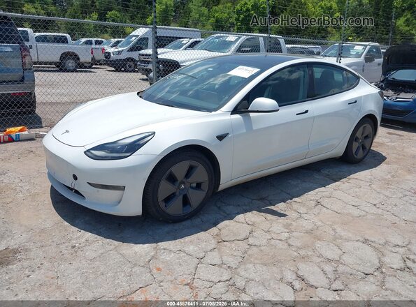 5YJ3E1EB0NF122252 2022 TESLA MODEL 3 White Przód lewy