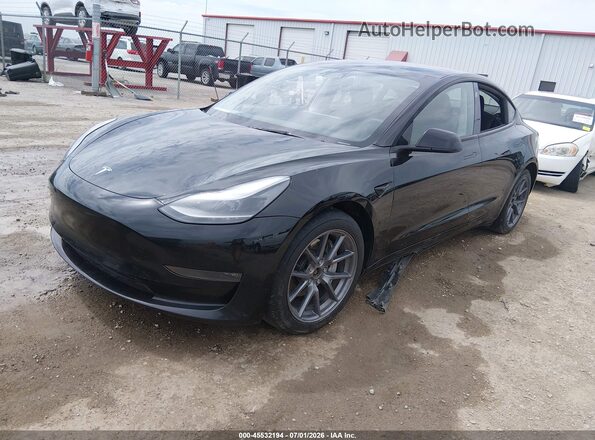 5YJ3E1EB0PF615416 2023 TESLA MODEL 3 Black Przód lewy