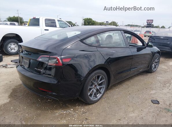 5YJ3E1EB0PF615416 2023 TESLA MODEL 3 Black Tył prawy