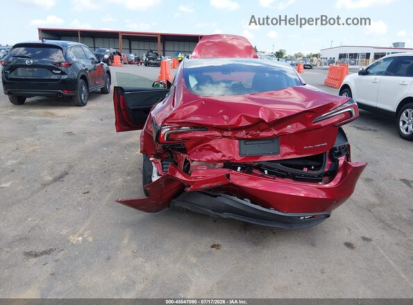 5YJ3E1EB0RF732691 2024 TESLA MODEL 3 Red Widok z przodu
