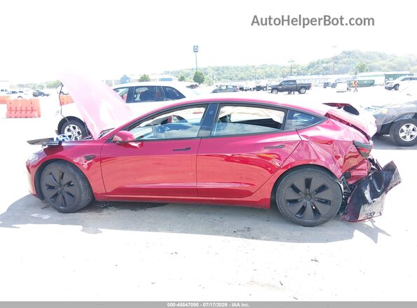 5YJ3E1EB0RF732691 2024 TESLA MODEL 3 Red Widok wnętrza 360 stopni