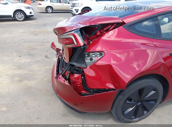 5YJ3E1EB0RF732691 2024 TESLA MODEL 3 Red 