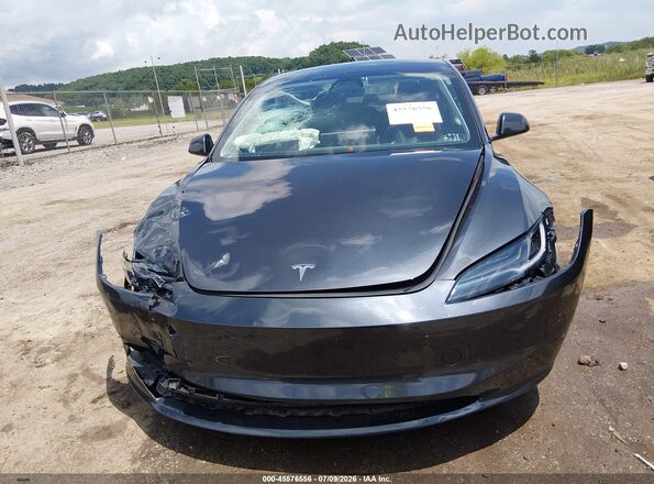 5YJ3E1EB0SF001278 2025 TESLA MODEL 3 Gray Սալոնի հետևի տեսք