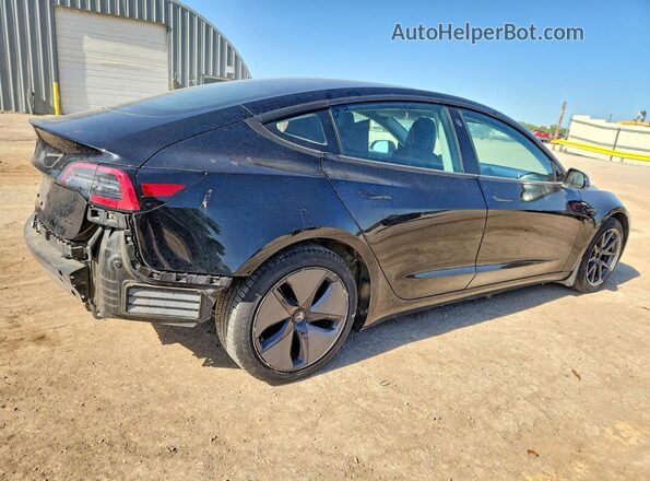 5YJ3E1EB1JF183846 2018 TESLA MODEL Black Rear right