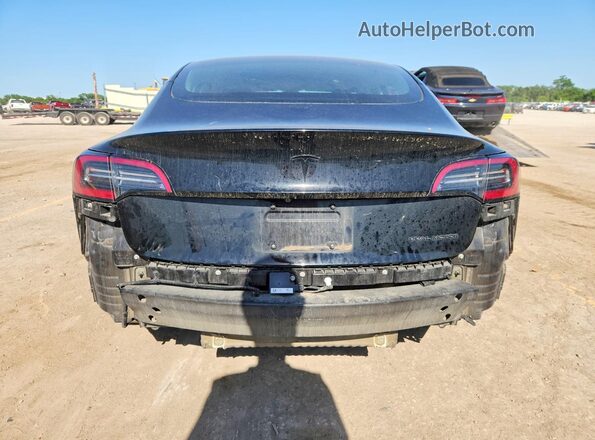 5YJ3E1EB1JF183846 2018 TESLA MODEL Black Rear view