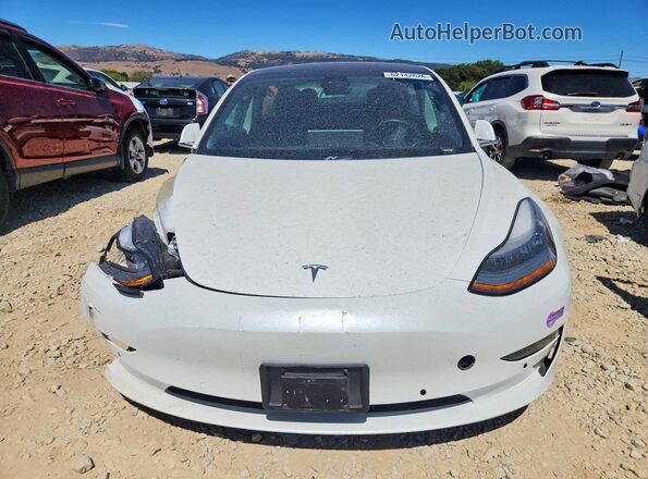 5YJ3E1EB1JF185774 2018 TESLA MODEL White წინა ხედი