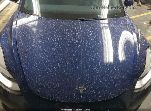 5YJ3E1EB1LF636365 2020 TESLA MODEL 3 Blue Widok z przodu