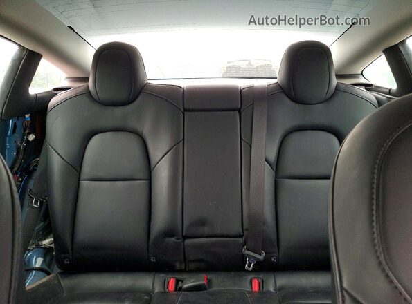 5YJ3E1EB1MF012938 2021 TESLA MODEL Blue Հետևի նստատեղերի տեսք