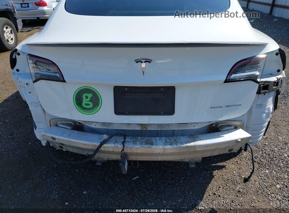 5YJ3E1EB1MF050475 2021 TESLA MODEL 3 White Widok z przodu