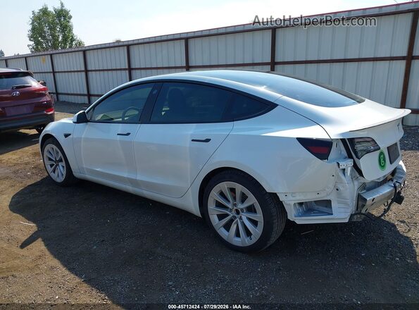 5YJ3E1EB1MF050475 2021 TESLA MODEL 3 White 