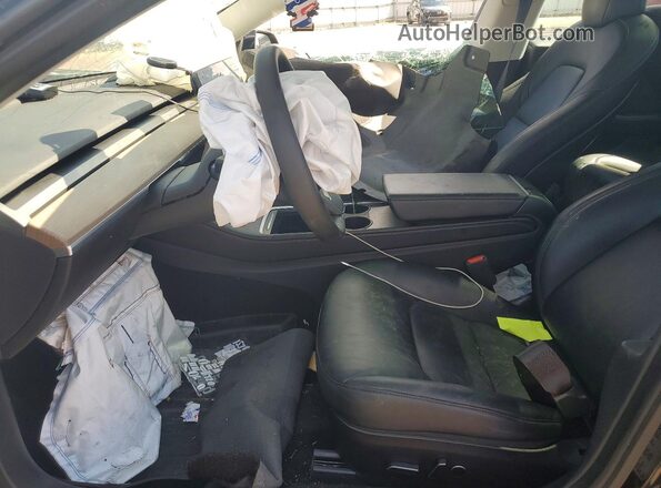 5YJ3E1EB1MF052940 2021 TESLA MODEL Black Vista interior delantera