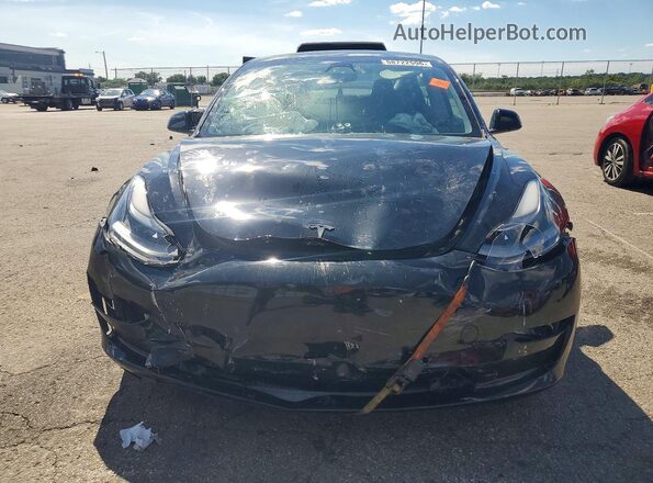 5YJ3E1EB1MF052940 2021 TESLA MODEL Black Vista frontal