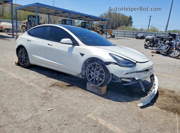 5YJ3E1EB1MF077921 2021 TESLA MODEL White Delantero derecho