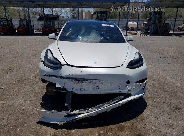 5YJ3E1EB1MF077921 2021 TESLA MODEL White Vista frontal
