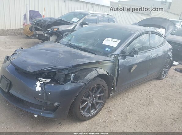 5YJ3E1EB1MF849060 2021 TESLA MODEL 3 Gray Vista tres cuartos delantera izquierda