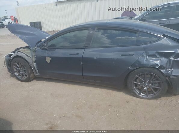 5YJ3E1EB1MF849060 2021 TESLA MODEL 3 Gray Vista interior trasera