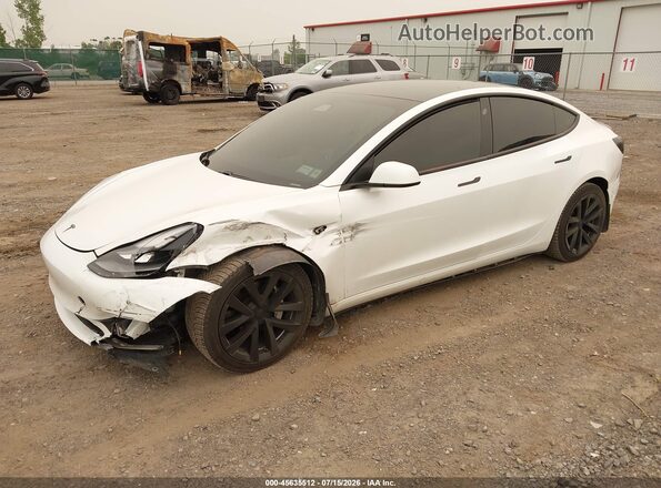 5YJ3E1EB1MF917969 2021 TESLA MODEL 3 White Front left