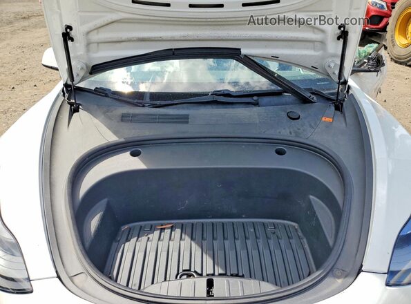 5YJ3E1EB1MF925215 2021 TESLA MODEL Белый Вид задней части салона