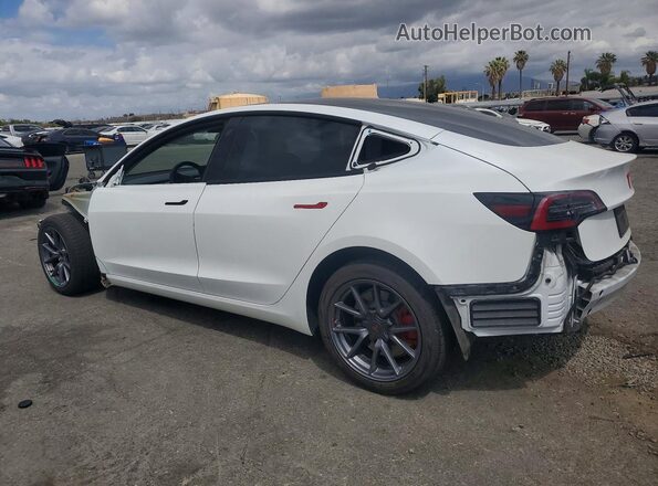 5YJ3E1EB1NF274069 2022 TESLA MODEL White უკანა მარცხენა