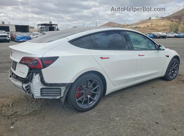 5YJ3E1EB1NF274069 2022 TESLA MODEL White უკანა მარჯვენა