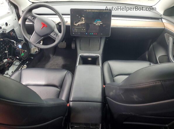 5YJ3E1EB1NF274069 2022 TESLA MODEL White წინა პანელის ხედი