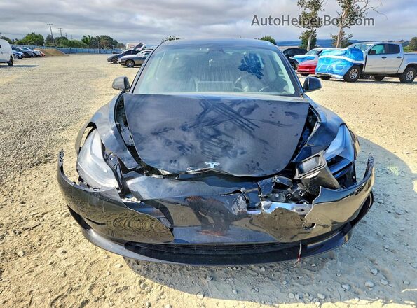 5YJ3E1EB1NF351331 2022 TESLA MODEL Черный Вид спереди