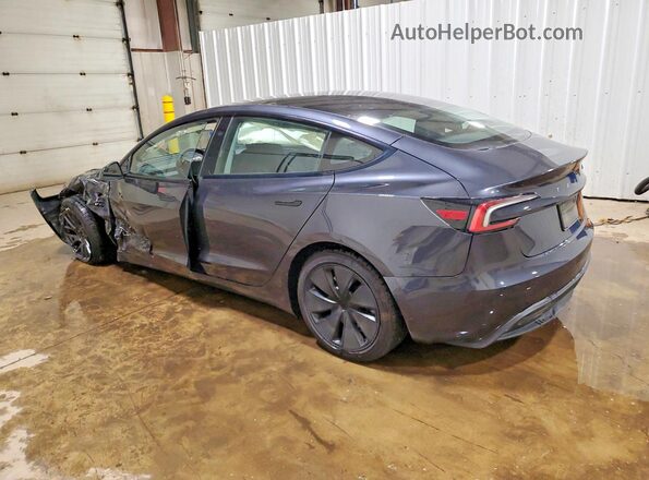 5YJ3E1EB1RF740881 2024 TESLA MODEL Black Rear left