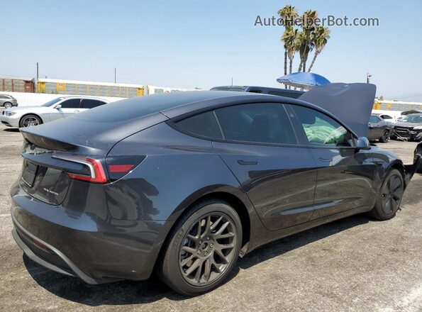 5YJ3E1EB1RF796772 2024 TESLA MODEL Gray Հետևի աջ