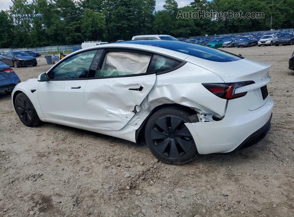 5YJ3E1EB1RF846988 2024 TESLA MODEL White Задня ліва чверть