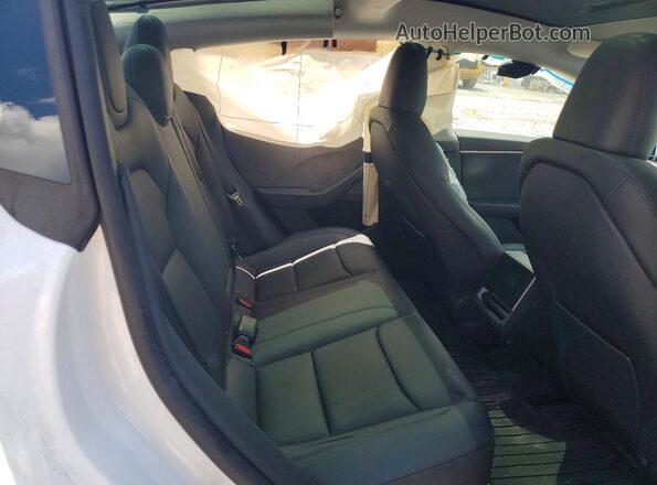 5YJ3E1EB1RF846988 2024 TESLA MODEL White Вид задніх сидінь