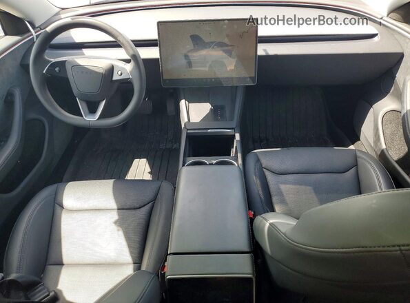 5YJ3E1EB1RF846988 2024 TESLA MODEL White Вид панелі приладів