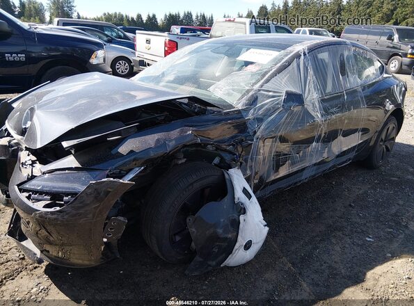 5YJ3E1EB1SF055365 2025 TESLA MODEL 3 Gray Vista tres cuartos delantera izquierda