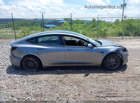 5YJ3E1EB1SF894870 2025 TESLA MODEL 3 Gray Вид щитка приладів