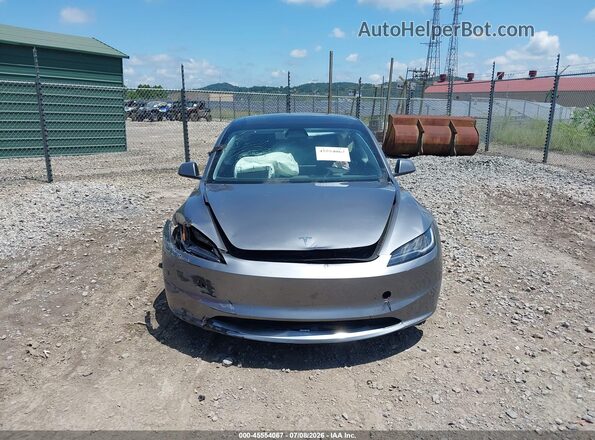5YJ3E1EB1SF894870 2025 TESLA MODEL 3 Gray Вид панелі приладів