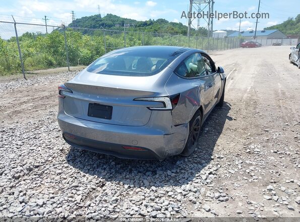 5YJ3E1EB1SF894870 2025 TESLA MODEL 3 Gray Задня права чверть