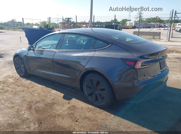 5YJ3E1EB1SF902174 2025 TESLA MODEL 3 Dark Blue Задняя левая четверть