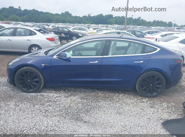 5YJ3E1EB2JF056121 2018 TESLA MODEL 3 Синий Вид задней части салона