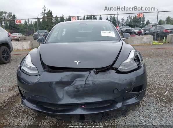 5YJ3E1EB2JF066633 2018 TESLA MODEL 3 Gray Դիմացի տեսք