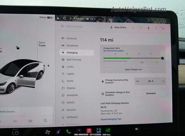 5YJ3E1EB2JF072643 2018 TESLA MODEL 3 White 