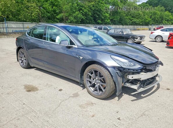 5YJ3E1EB2JF074988 2018 TESLA MODEL Gray წინა მარჯვენა