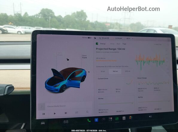 5YJ3E1EB2JF093170 2018 TESLA MODEL 3 Gray 
