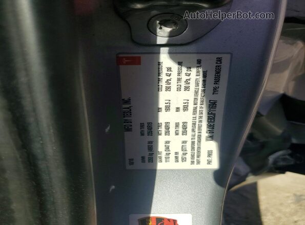 5YJ3E1EB2JF116947 2018 TESLA MODEL Silver Widok komory silnika