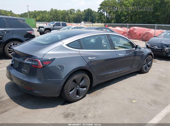 5YJ3E1EB2JF119427 2018 TESLA MODEL 3 Серый Задняя правая четверть