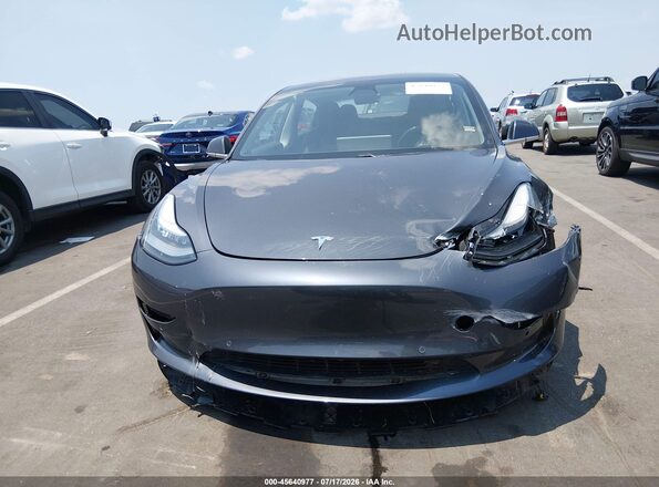 5YJ3E1EB2JF119427 2018 TESLA MODEL 3 Серый Вид щитка приборов
