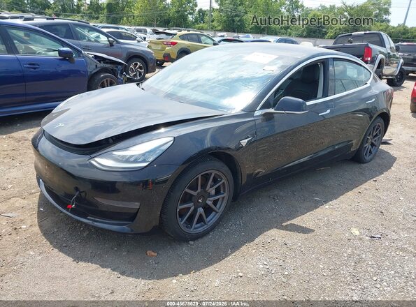 5YJ3E1EB2KF208724 2019 TESLA MODEL 3 Black Przód lewy