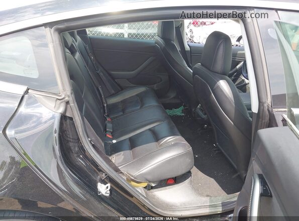 5YJ3E1EB2KF208724 2019 TESLA MODEL 3 Black Widok naklejki z numerem VIN