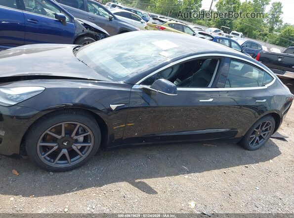 5YJ3E1EB2KF208724 2019 TESLA MODEL 3 Black Widok wnętrza z tyłu