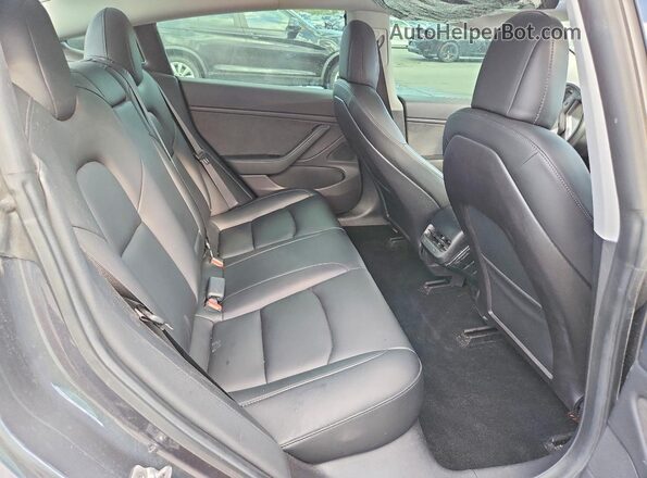 5YJ3E1EB2KF209954 2019 TESLA MODEL Gray Rear seats view