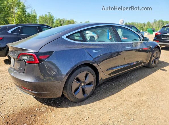 5YJ3E1EB2KF407272 2019 TESLA MODEL Gray Trasero derecho