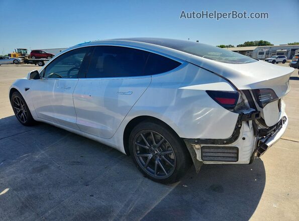 5YJ3E1EB2KF452891 2019 TESLA MODEL White Tył lewy
